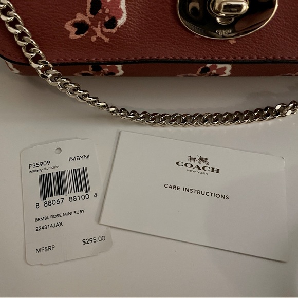 Coach F35909 BRMBL ROSE mini Ruby crossbody - Picture 5 of 5